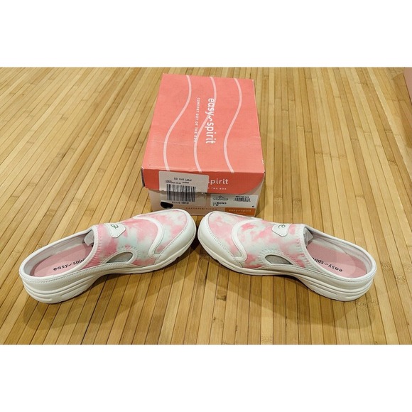 EASY SPIRIT Tie Dye Bow3 Backless Cut-out Sneaker Traveltime Sz 7 W NEW $69 - Picture 7 of 10